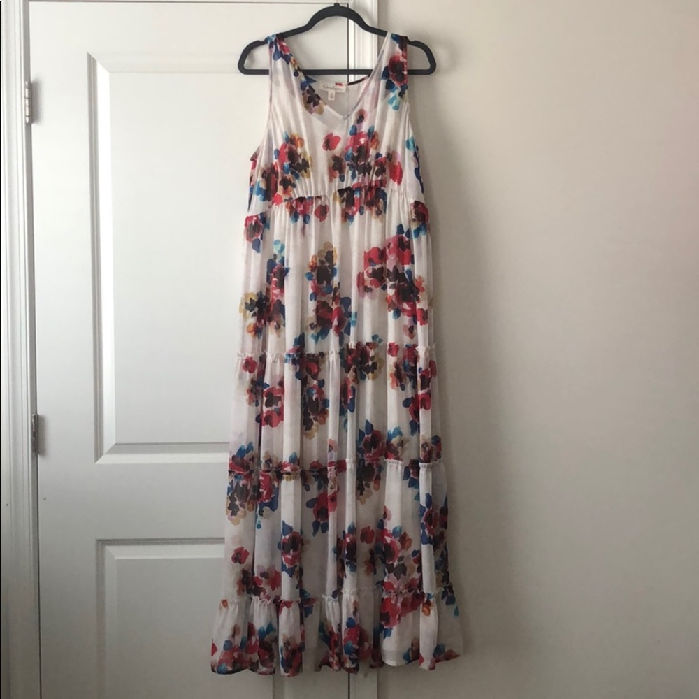 Jessica Simpson Floral Maternity Dress